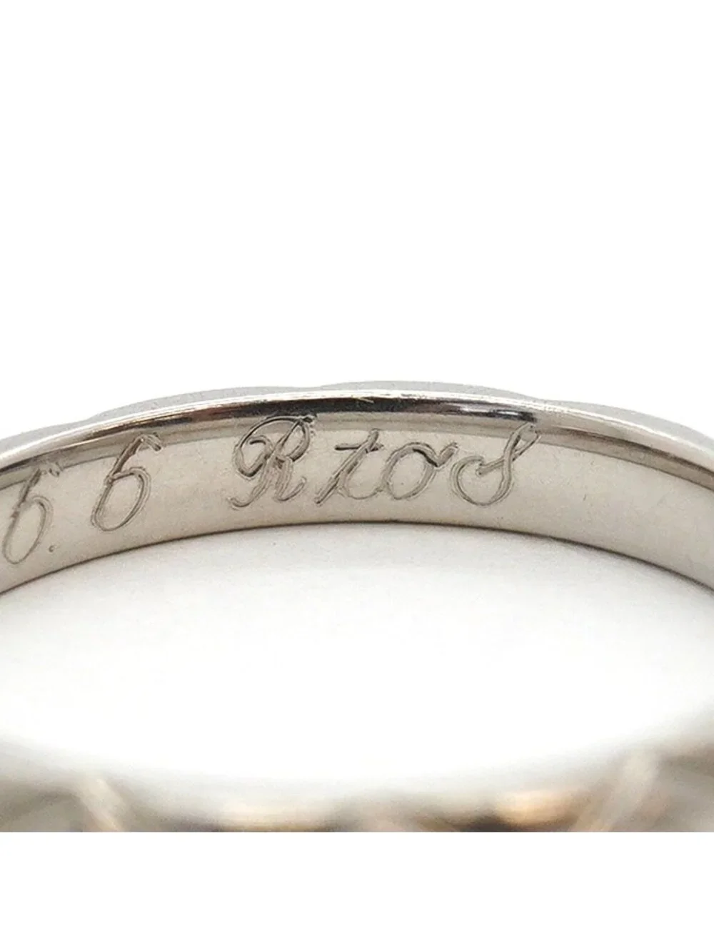 Chanel Ring Quilted Platinum